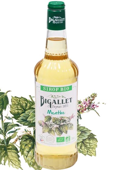 Sirop de menthe bio 70cl