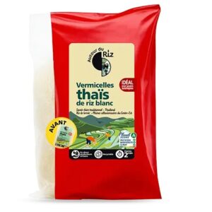 Vermicelles thaïs de riz blanc bio  200g