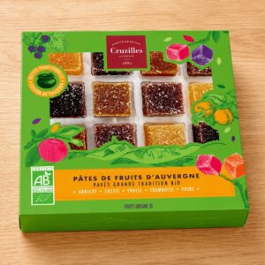 Pâtes de fruits d'Auvergne - Pavés Grande Tradition - Bio - 210g