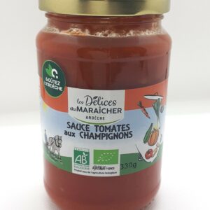 Sauce tomate aux champignons bio   330g