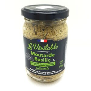 Moutarde au basilic La Véritable -  180 g