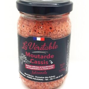Moutarde cassis La Véritable - 180 g