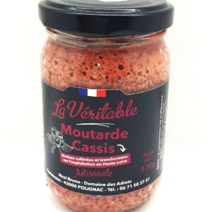 Moutarde cassis La Véritable - 180 g
