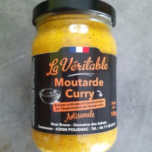 Moutarde curry Madras La Véritable - 180 g