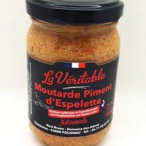 Moutarde au piment d’Espelette La Véritable -180g