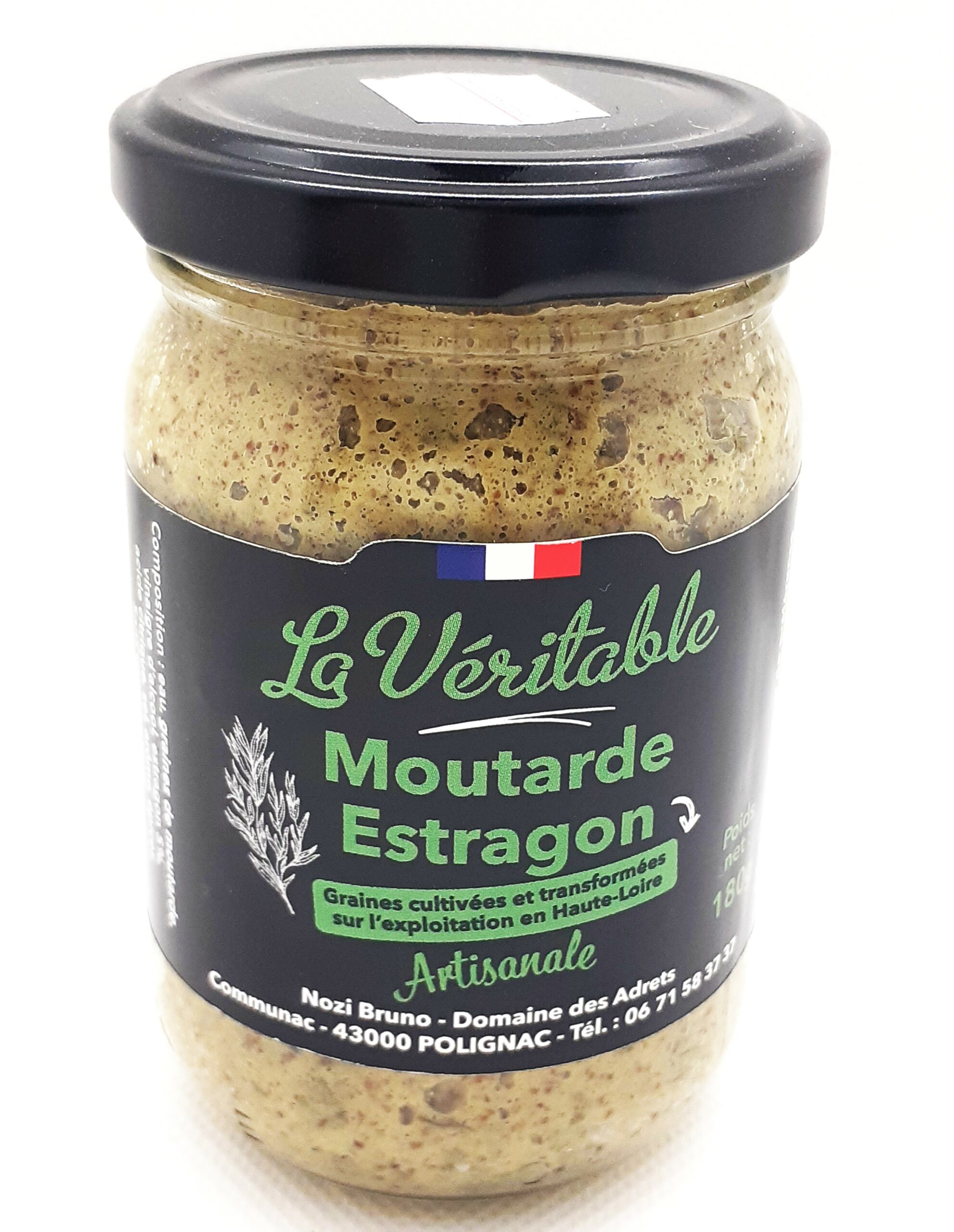 Moutarde estragon La Véritable -  180 g
