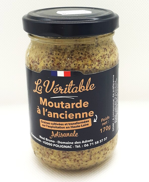 Moutarde à l’ancienne La Véritable – 170g