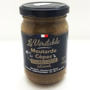 Moutarde aux cèpes La Véritable - 180 g