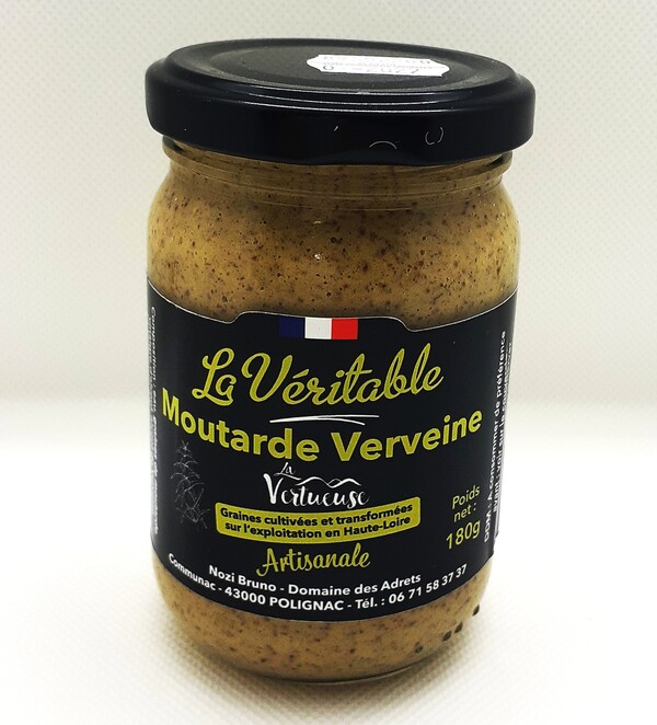 Moutarde verveine « la vertueuse » La Véritable - 180 g