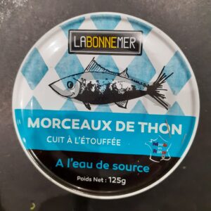 Thon en morceaux au naturel bio La Bonne Mer - 125g
