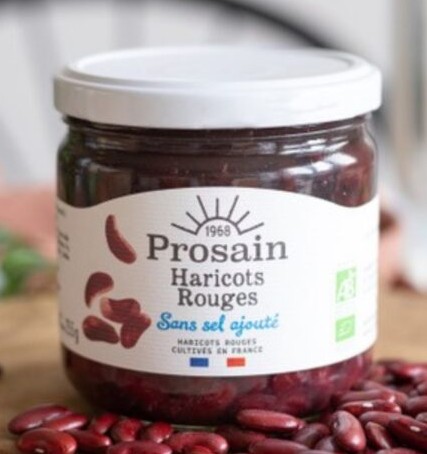 Haricots Rouges Bio Sans Sel Ajouté - poids net 255g