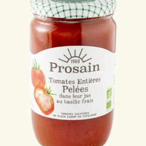 Tomates entières pelées bio  390g