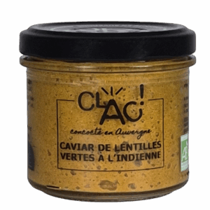 Caviar de lentilles vertes à l'indienne bio 100g