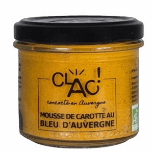 Mousse de carotte au bleu d'Auvergne bio 100g