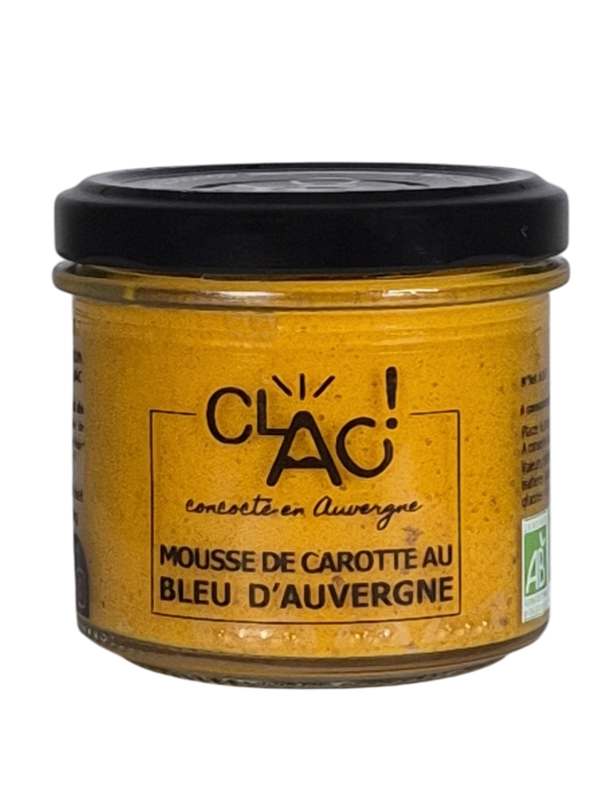 Mousse de carotte au bleu d'Auvergne bio 100g