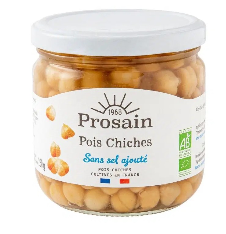 Pois Chiches Bio Sans Sel Ajouté - poids net 230g