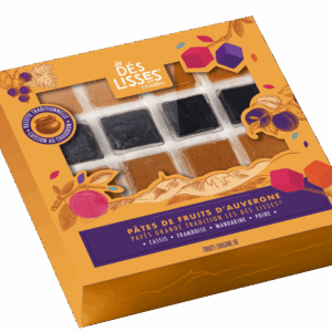 Pâtes de fruits d'Auvergne Pavés Grande Tradition  Les Dés Lisses 210 g