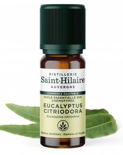 Huile essentielle d'Eucalyptus Citronné Bio flacon 10ml