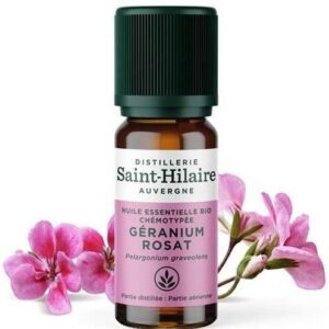 Huile essentielle de Géranium Rosat Bio flacon 10 ml
